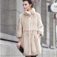 Beige Mink Fur Coats