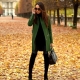 Green coat