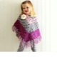 Children's poncho for girls