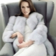 Short fox fur coat