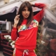Red tracksuit