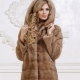 Transverse Mink Fur Coat