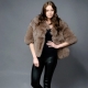 Arctic fox fur coat