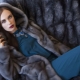 Blue mink coat