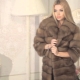 Marten fur coat