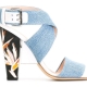 Denim sandals