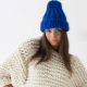 Thick yarn hat