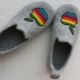 Felt slippers