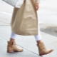 Beige boots