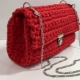 Crocheted knitted bag from a yarn: master class