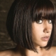 Beautiful lenght options with bangs for oval face shape
