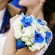 White-blue bouquet of the bride: the subtleties of design and choice