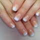 White gradient on the nails: design ideas and decor features