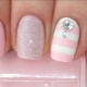 Pale pink manicure: romance and sophistication