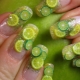 Manicure Design with Lime