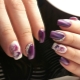 Purple manicure: color features and stylish ideas