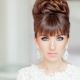 Beautiful bridal hairstyles for medium hair with bangs