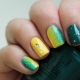 The best design ideas for yellow-green manicure