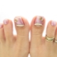 Lunar pedicure: original versions and tips for creating
