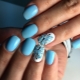 Butterfly and rhinestone manicure: fashion trends and design examples