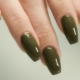 Fashion trends of khaki manicure