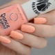Peach manicure: design and stylish ideas