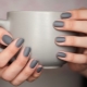 Gray manicure: current trends and recommendations of stylists