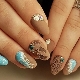 Stylish nail design options with the image of the sea