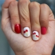 Stylish design options for cherry manicure