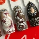 Monograms on nails: types of patterns and step-by-step technology for applying them