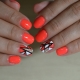 Bright orange manicure: possible combinations and design options