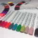 Assortment of gel polishes Option