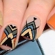 Geometry with gel polish on nails: design ideas and step-by-step creation