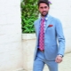 How can a man dress for a wedding in the summer?