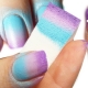 How to make a gradient on the nails?