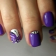 How to make an unusual manicure with butterflies with gel polish?