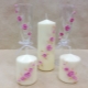 How to decorate candles for a wedding with your own hands?