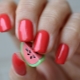 Coral gel polish: color combinations and fashion trends