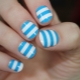 Striped manicure: decor ideas and design tips