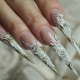 Nail stilettos: execution technique and interesting design ideas