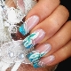 Features of the design of the turquoise jacket on the nails