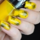 Stylish ideas for a solar-themed manicure: from dusk to dawn