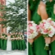 Wedding in green: the meaning of the shade and design options for the celebration