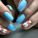 Design of manicure with drawings of animals.