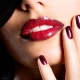 Ideas for decorating nails with burgundy gel polish