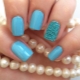 How to make a beautiful manicure with beads?