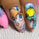Nail Cartoons: Features and Design Ideas