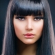 How beautiful to put a long bang?