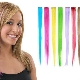 How to choose colored strands on hair pins?