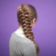 How to weave a French braid on the contrary?